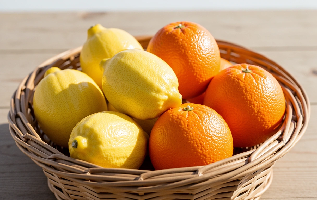 Cítricos y vitamina C